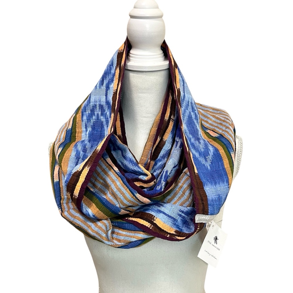 NWT Noonday Collection Cotton Infinity Scarf - Made in Guatemala